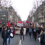 Manifestation contre le nuclaire  Paris le 17 janvier 2003 photo n64 